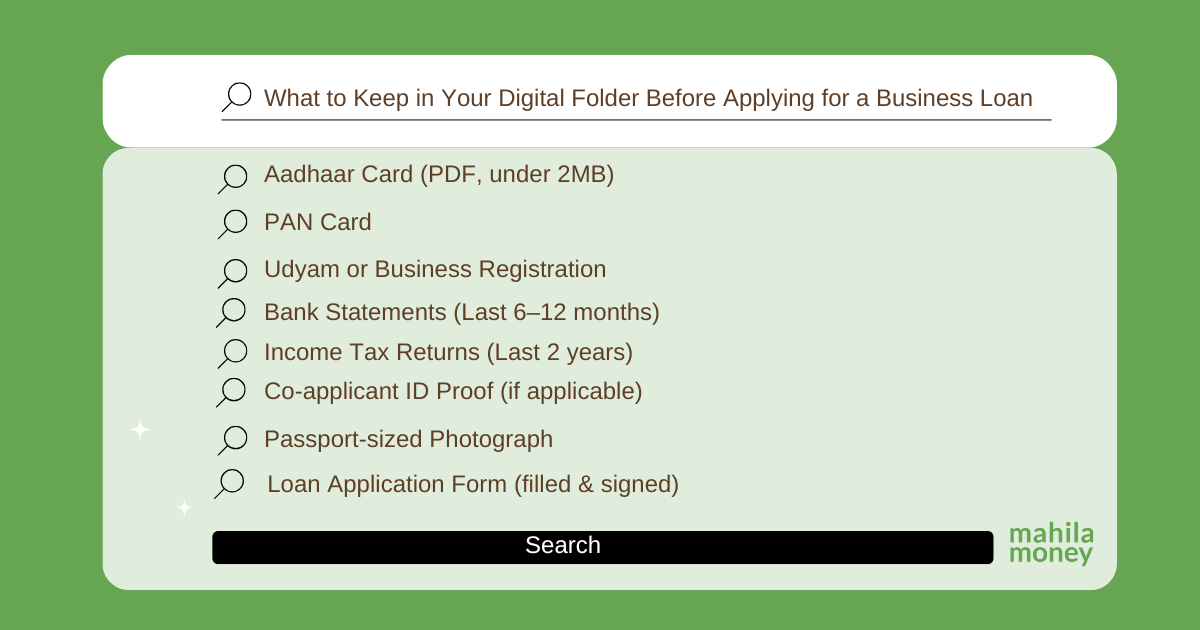 Documents to Apply for a Loan